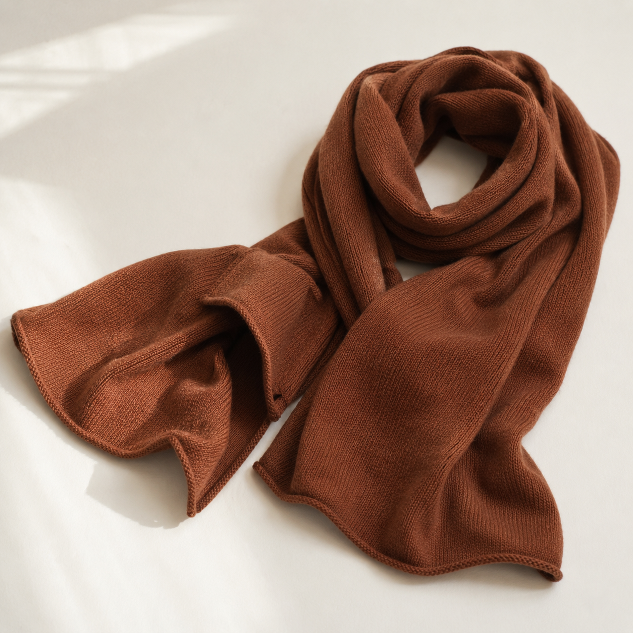 Chestnut – Caramel Cashmere Scarf